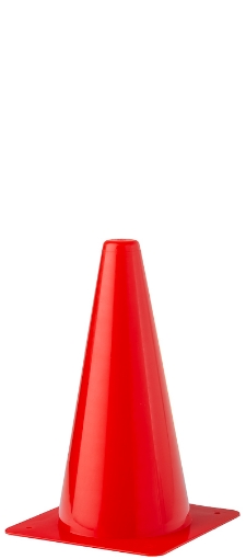 Obrázok z Plastični trening konus 23 cm - Rdeča 