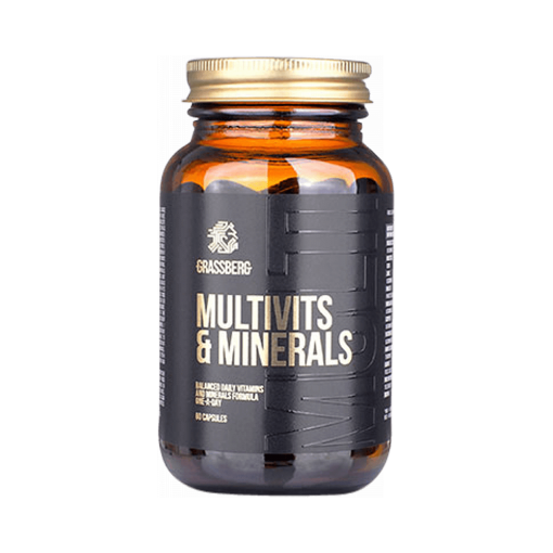 Obrázok z Grassberg Multivitamíny a Minerály 60 kapsúl - Naskor