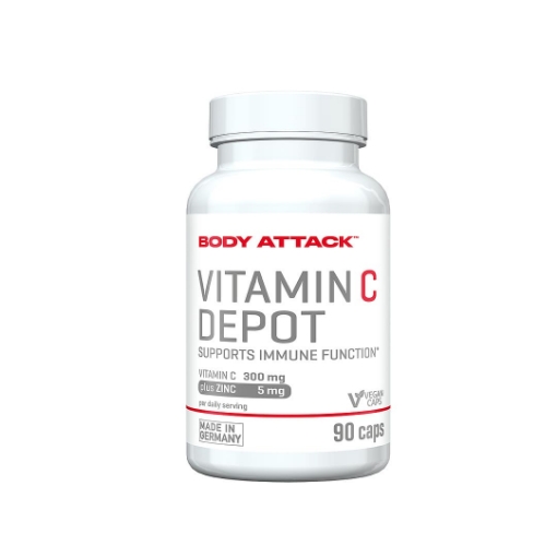 Obrázok z Vitamín C 90 kapsúl od spoločnosti Body Attack