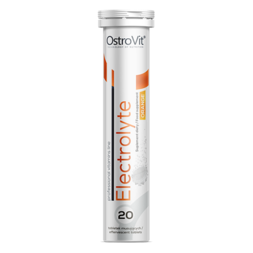 Obrázok z OstroVit Elektrolyty - 20 Šumivých Tabliet - Aroma Pomaranča
