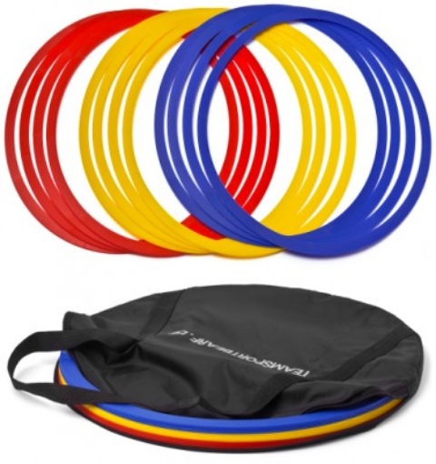 Obrázok z Sada 12 kruhov s poťahom 40 cm
