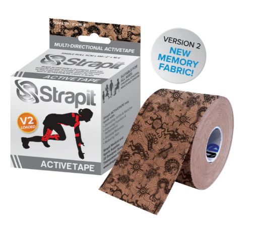 Obrázok z ACTIVETAPE 5CM x 5M  - BÉŽOVÁ/ČIERNA