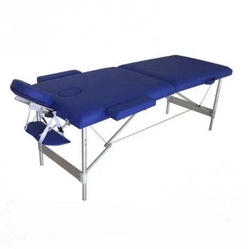 Obrázok z Hliníkový masážny stôl - 220cm Modrá