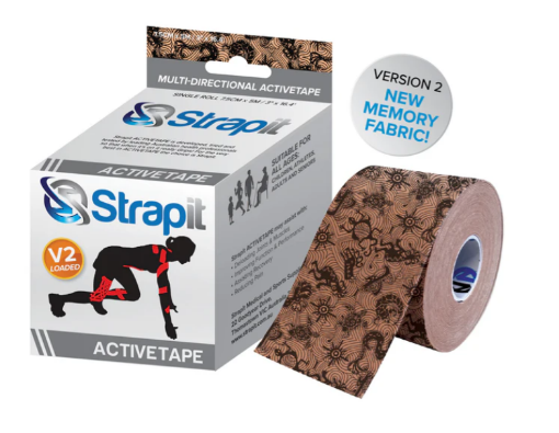 Obrázok z ACTIVETAPE 7,5CM x 5M - BÉŽOVÁ/ČIERNA