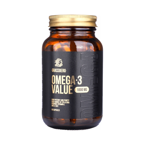 Obrázok z Grassberg Omega 3 Value 1000mg 60caps - Naskor