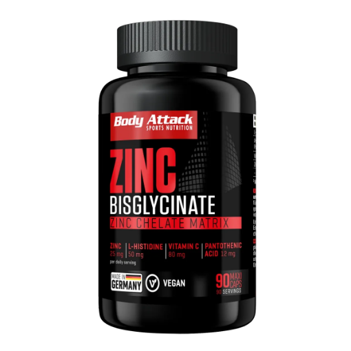 Obrázok z Zinc Bisglycinate  (90 Kapsúl) Body Attack