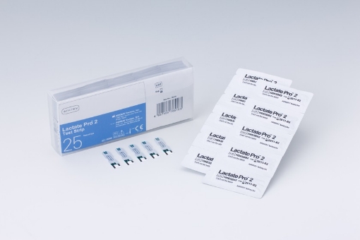 Obrázok z Testovacie prúžky na kyselinu mliečnu pre Lactate Pro 2 (25 ks)