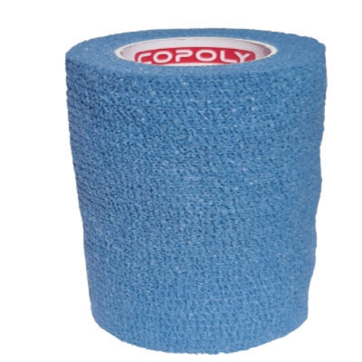 Obrázok z Samofixačný obväz Copoly 7,5 cm x 4,5 m - Azúrovo modrý