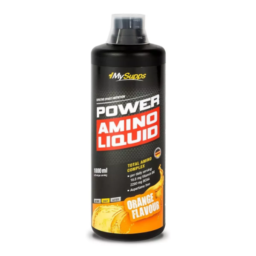 Obrázok z My Supps Power Amino Liquid – 1L pomaranč – Body Attack