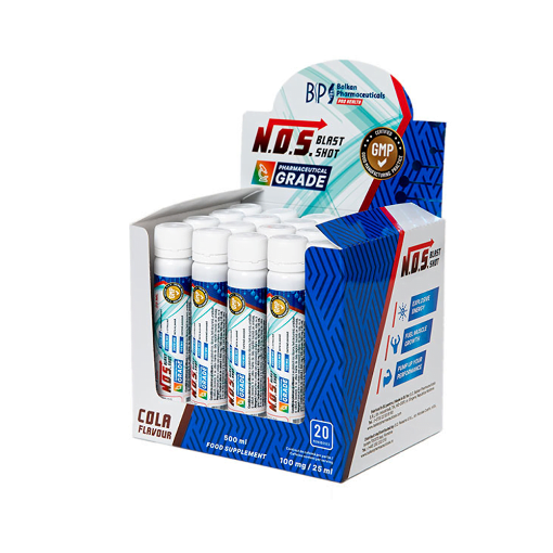 Obrázok z NOS Blast (L-Arginina + L-citrulina + Beta alanina) Shot 20×25ml