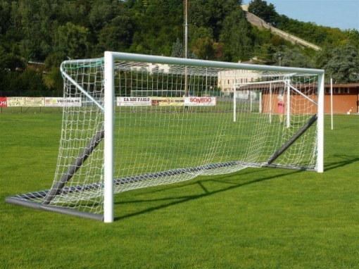 Obrázok z Prenosná hliníková futbalová bránka 6 × 2 m — Skladací rám vrátane siete — VI 5911