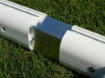 Obrázok z Pevná hliníková futbalová bránka 7,32 x 2,44 m – P5905