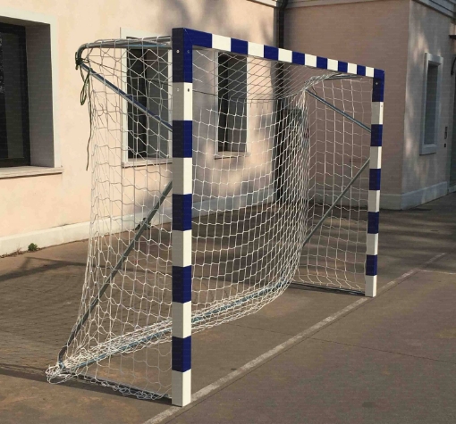 Obrázok z Poarta handbal fixa 3x2m, aluminiu 80x80mm, cu socluri