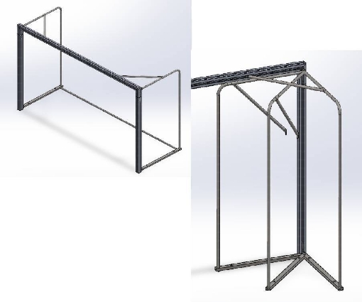 Obrázok z Poarta Handbal Aluminiu - 3x2m, pliabila