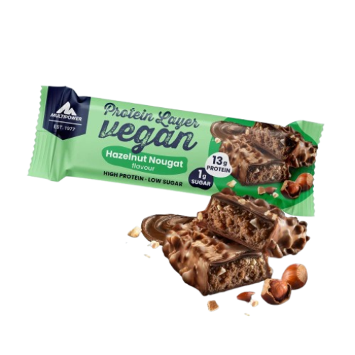 Obrázok z Vegánska proteínová tyčinka 55g - Lieskovoorieškový nugát