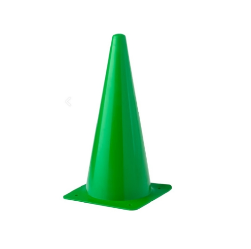 Obrázok z Plastový tréningový kužeľ 38 cm - Zelený 