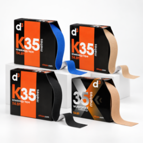 Obrázok pre kategóriu d3Tape K35 / X35 – kineziologický tejp 5 cm x 35 m